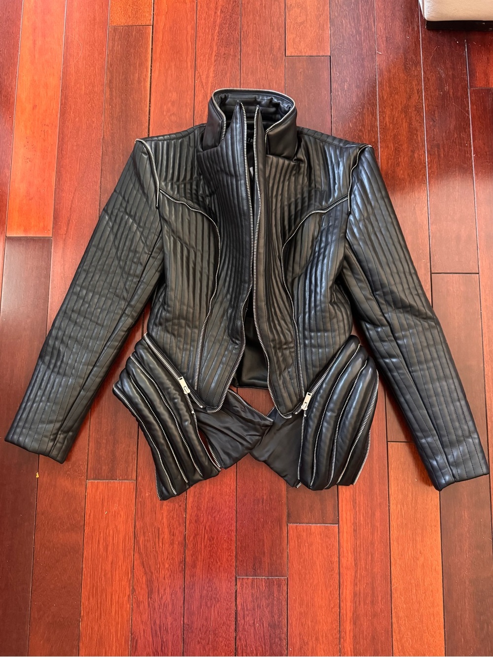 Akira Black Faux Leather Jacket